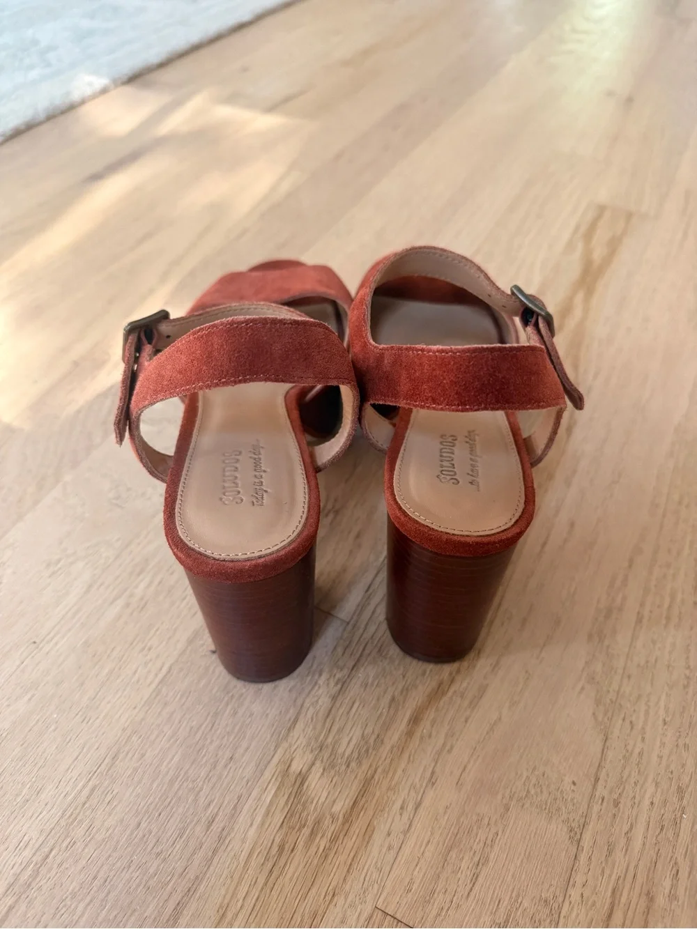 Soludos Suede Platform Block Heel
